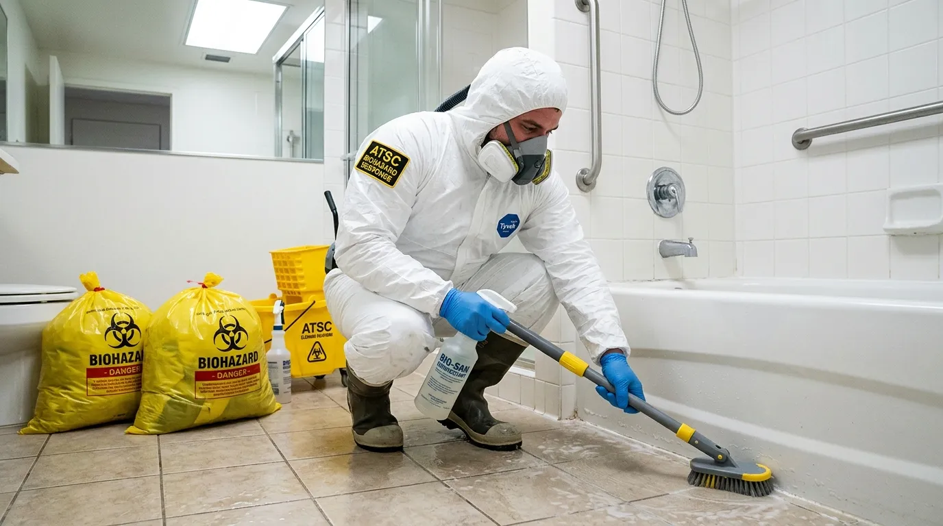 Decontamination equipment deployed for Blood Cleanup in Maryland Heights